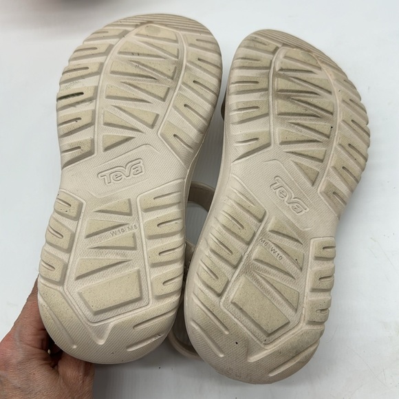 Teva Drift Off White Rubber Hiking Sandals Size 10 KET6360D - Picture 8 of 9
